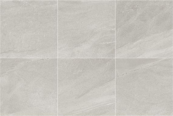 real stone mid grey fullface tile